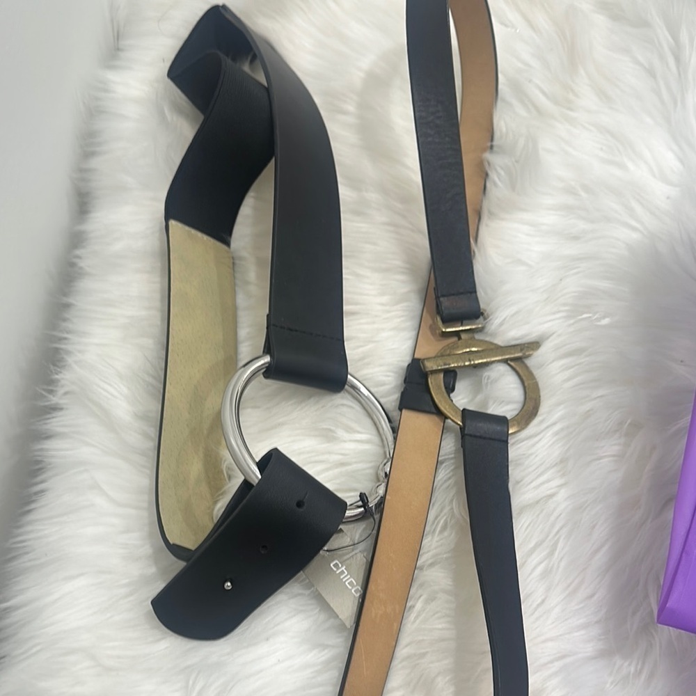 Set of 2 Chico‘s women’s belts